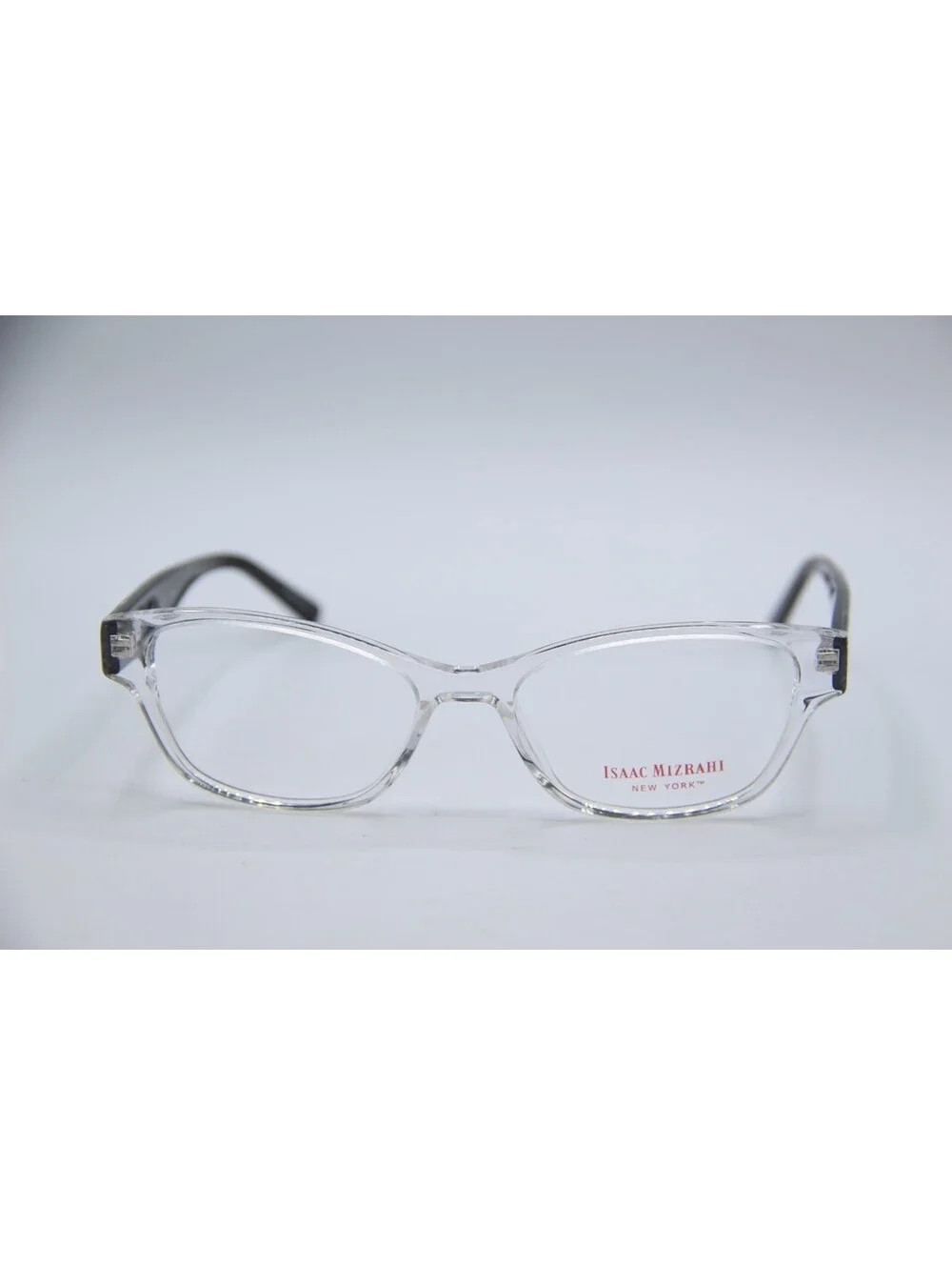 Isaac Mizrahi Im30058 Cl Transparent Black Authentic Eyeglasses 53-17-140